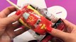 Disney Cars Lunchbox Lollipops Marshmallow Chocolate Surprise Eggs Lightning Mcqueen Toys