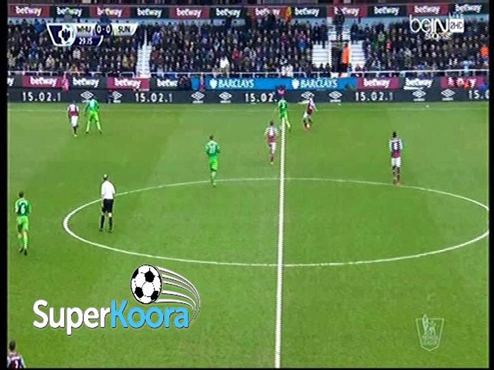 اهداف مباراة ( وست هام يونايتد 1-0 سندرلاند ) الدوري الإنجليزي الممتاز