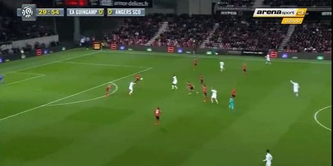 Pierrick Capelle Goal - Guingamp 0 - 1 Angers - 27-02-2016