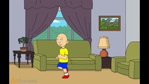 Caillou drinks beer and gets grounded