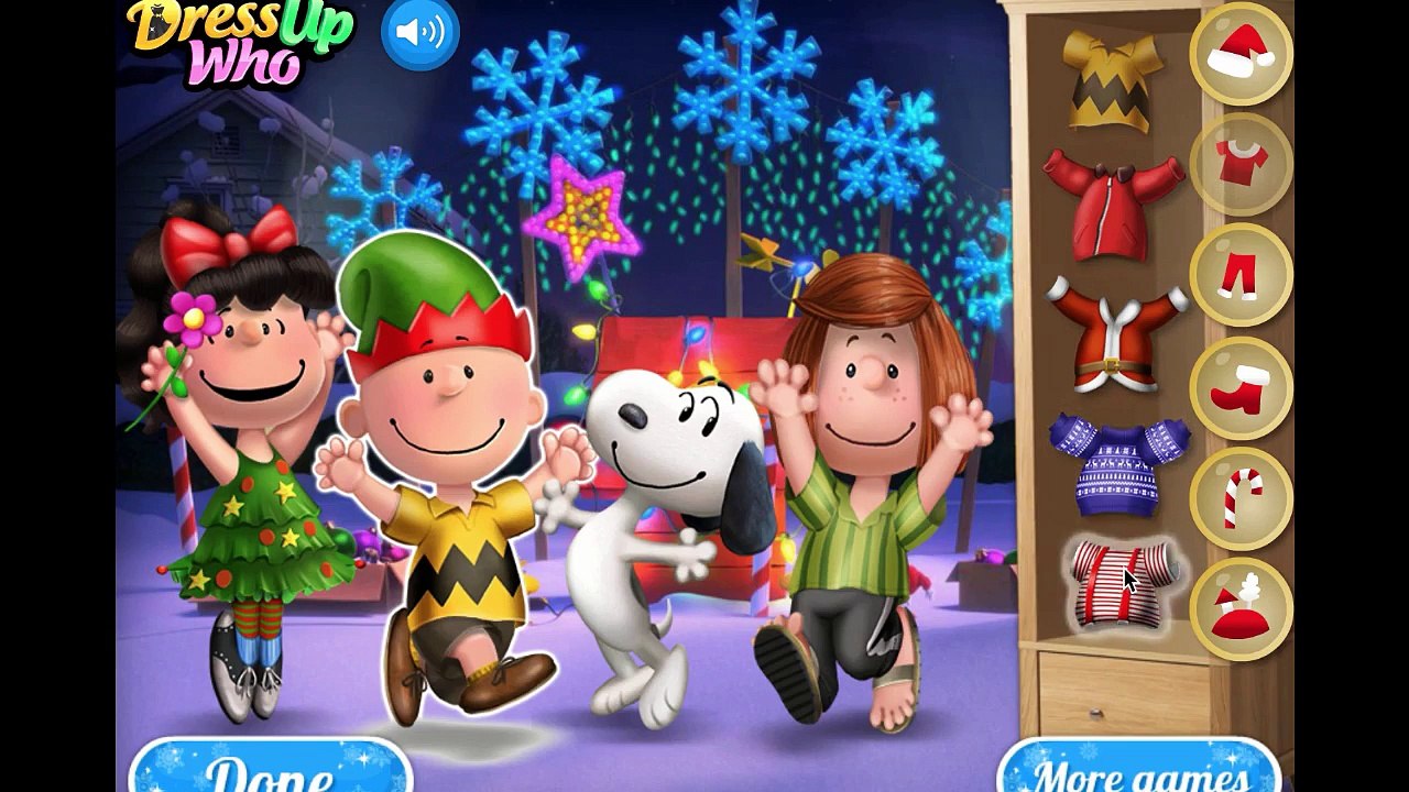 Peanuts Christmas: Christmas Games For Children - Peanuts Christmas | Dress Up Games