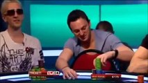 Sam Trickett is getting lucky against Phil Laak in high stakes cash game
