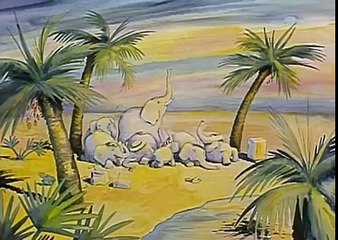 Die Maus lernt Englisch 10 Elephants in Africa