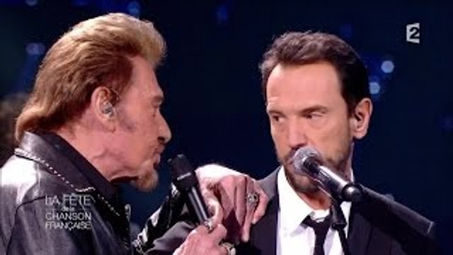 Johnny Hallyday & Gerald De Palmas - J'ai pleuré sur ma guitare | FCF - La fête de la chanson française 2016