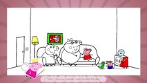 свинка пеппа, coloring peppa pig, развивающий мультик, пеппа на русском, учим цвета, learning colors