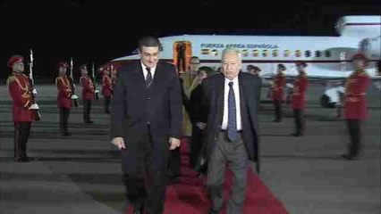El ministro español de Asuntos Exteriores, García-Margallo, llega a Georgia en visita oficial
