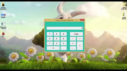 Simple C# Calculator In Visual Studio 2013 In Urdu/Hindi Part 1