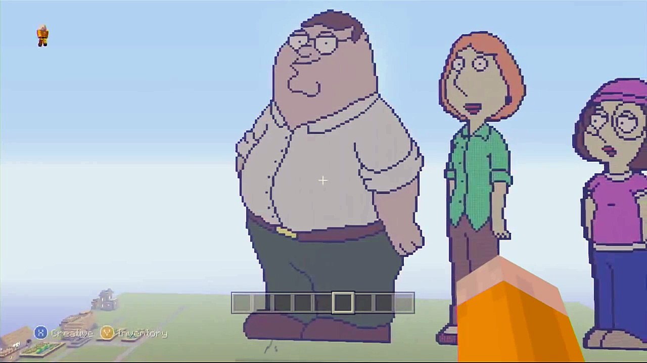 Griffin Family ~ Family Guy - Minecraft Pixel Art