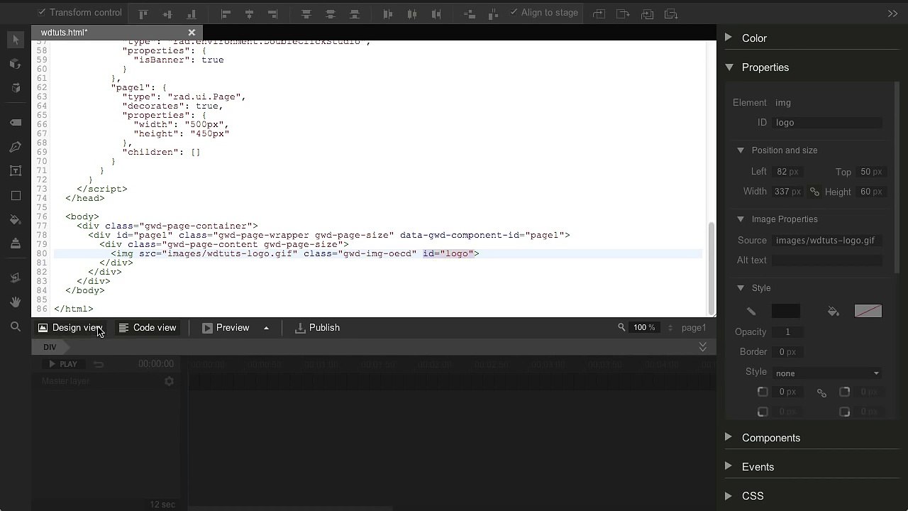 Building an Ad Banner with Google Web Designer Tool