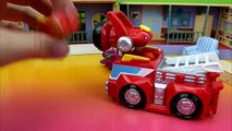 Daniel Tigers First Day of School with Barney Rescue Bots Rescue Squad Mater Lightning McQueen Fire