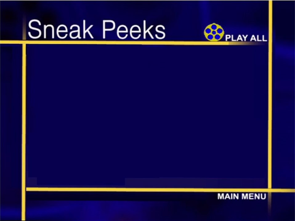 Sneak peek menu