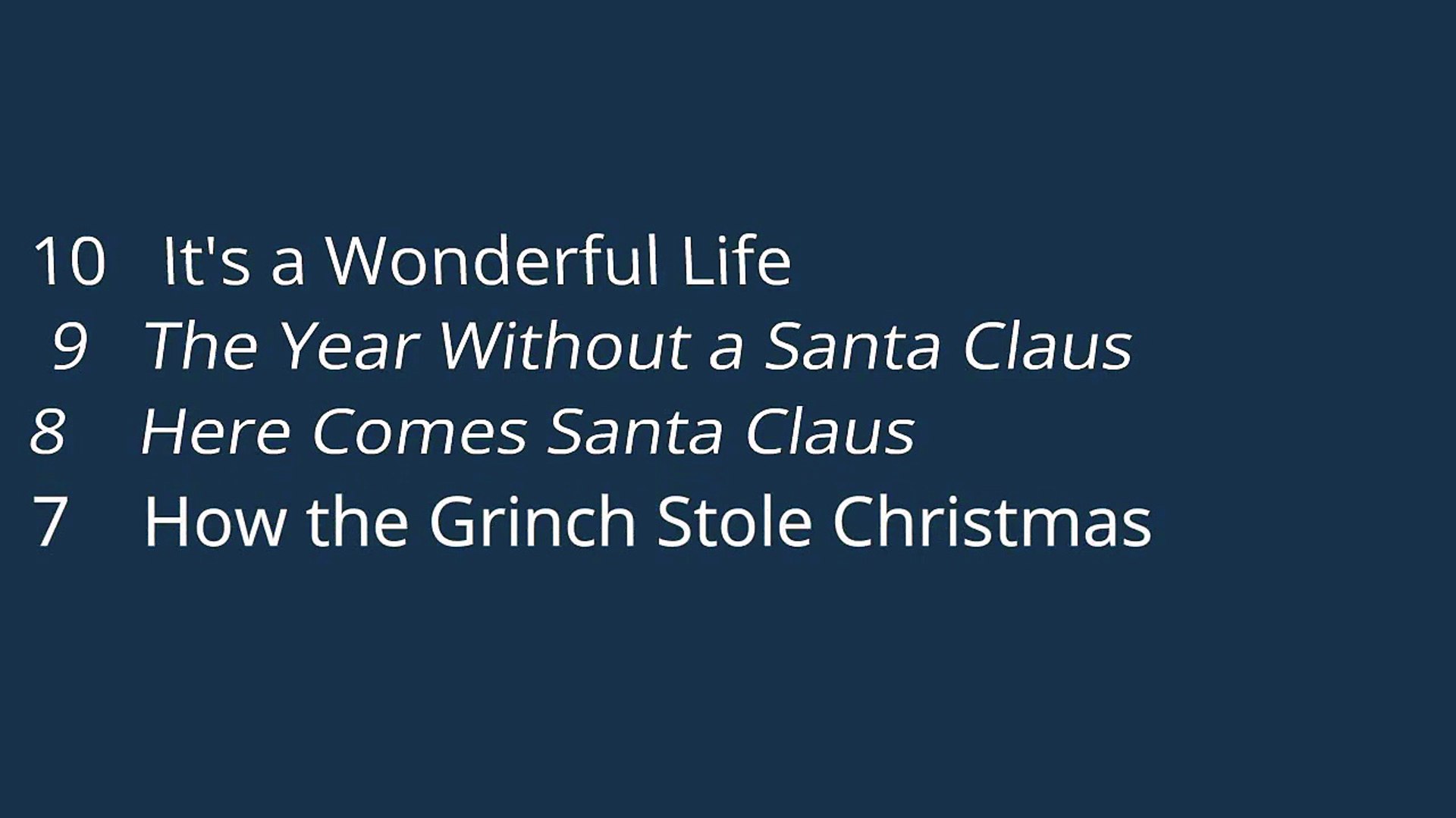 Top Ten Best Christmas Movies for Kids