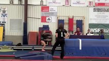 Annie 6 Year Old Gymnast- Level 4 Vault