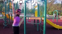 Annie s Gymnastics Freestyle   Tumbling at the Park   Acroanna