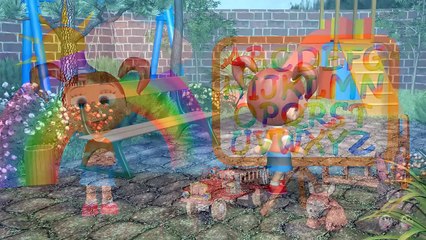 ABC Song 3D | Family Sing Along - Muffin Songs