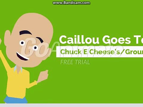 Caillou Goes To Chuck E Cheeses While Grounded/Grounded