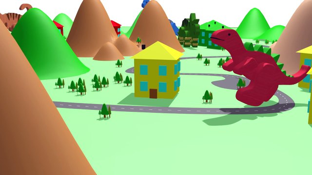 Wooden Dinosaurs Finger Family Nursery Rhymes From Toy For Kids - Kids 312 Rhymes