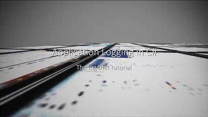 The log4net Tutorial Logging _clip1