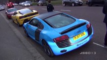 Audi R8 w/Armytrix F1 Exhaust Ride Accelerations and Brutal Sounds