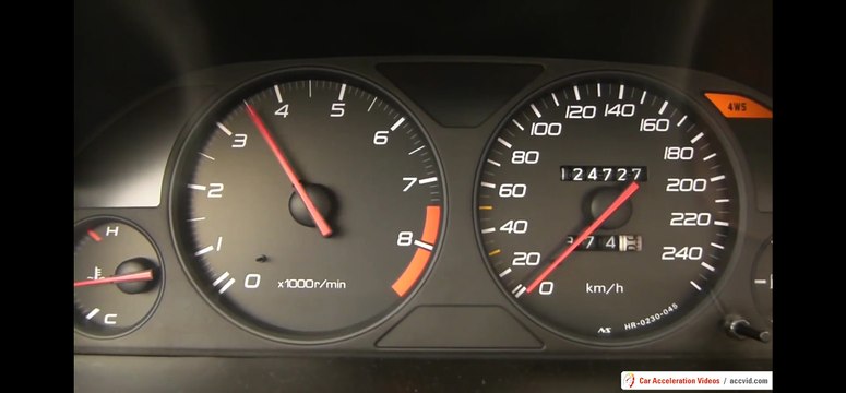 Honda Prelude 2.2 VTi VTEC (H22A8) _ Aceleración sobre mojado (acceleration on wet)