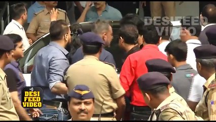 Download Video: Sanjay Dutt at Mumbai Airport | Bollywood Actor Sanjay Dutt Released from Yerawada Jail