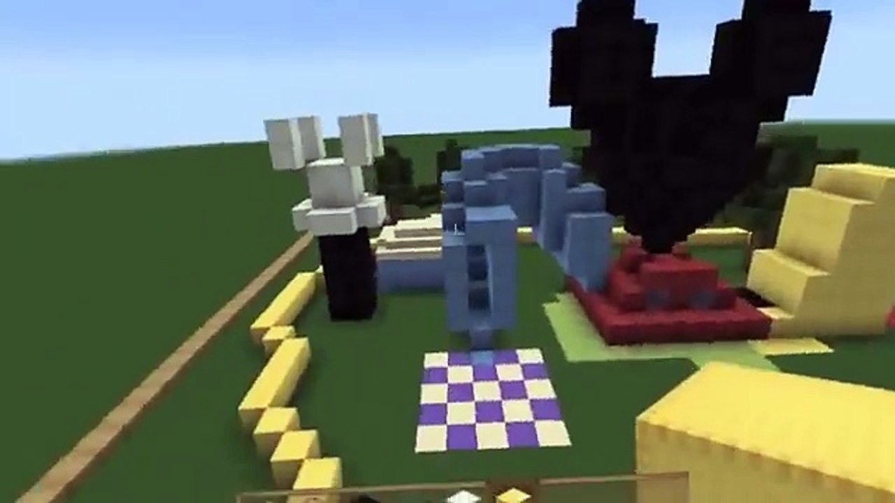 Minecraft Lets Build - Mickey Mouse Clubhouse Part 1 - Vidéo Dailymotion