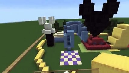 Minecraft Lets Build - Mickey Mouse Clubhouse Part 1