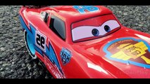 Lightning McQueen Disney Pixar Cars In Real Life w/ Spiderman & Flash Superheroes Movie