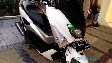 Yamaha NMAX 155 Custom Stainless Exhaust & Pulsar NS Switch + LED Cree U3