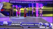 WWE RAW 040609 RAW vs. SmackDown! Divas Tag Team Match