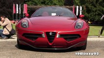Alfa Romeo Disco Volante V8 Engine Exhaust Sound