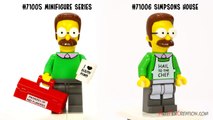 Lego SIMPSONS Minifigure Series 1 - set 71005 & 71006 Comparison