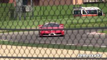 Ferrari FXX Evoluzione Sound Accelerations, Downshifts & Fly Bys