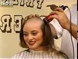 bobbed girl shaves head