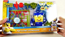 Spongebob Pop-A-Part Invincibubble SGT. Squarepants Sponge Out Of Water Play Doh Toy Batman