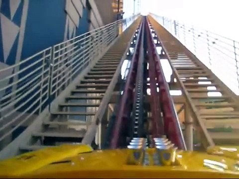 Manhattan Express Front Seat on-ride POV New York New York Hotel & Casino The Rollercoaster