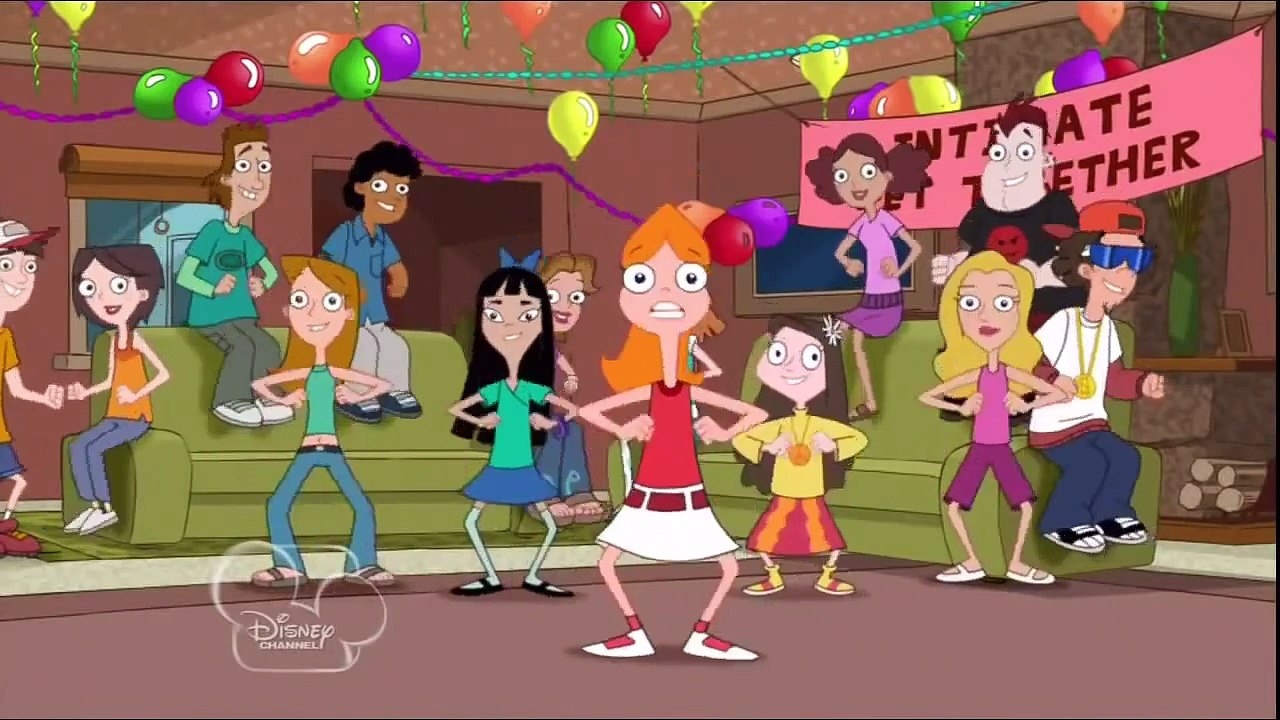 Phineas and Ferb - Intimate Get Together (Candace Party) Lyrics + HD