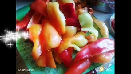 Приправа из помидоров и перца болгарского. Тещины заготовки на зиму