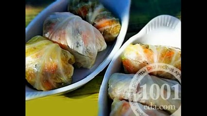 Голубцы с жареным картофелем