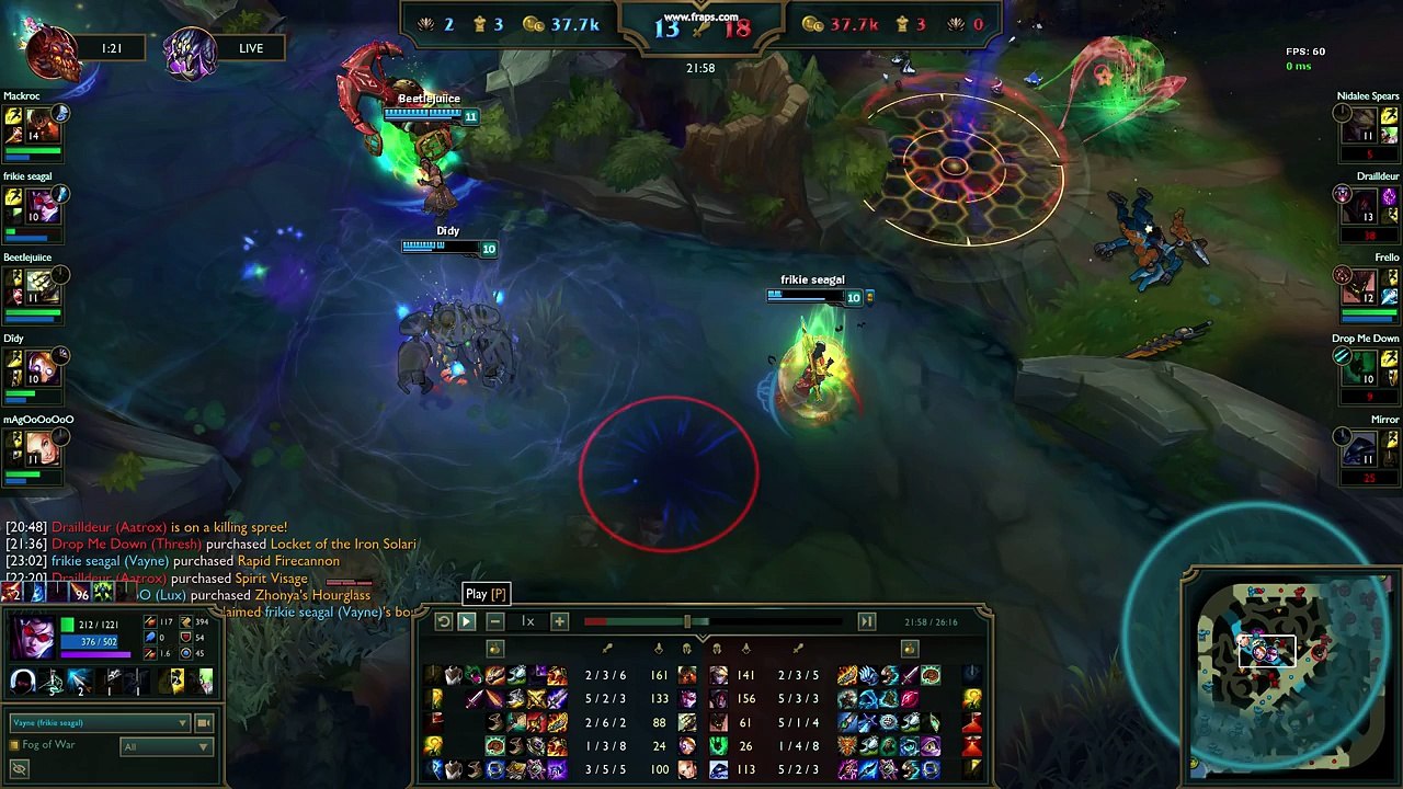 Gromp has Ezreal's back (League Of Legends)