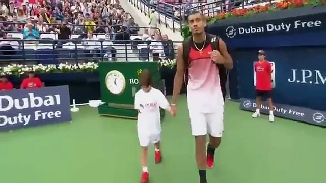 Nick Kyrgios vs Stan Wawrinka Dubai 2016 Highlights