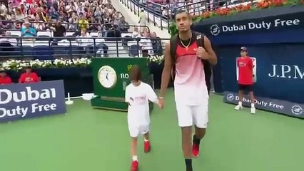 Nick Kyrgios vs Stan Wawrinka Dubai 2016 Highlights