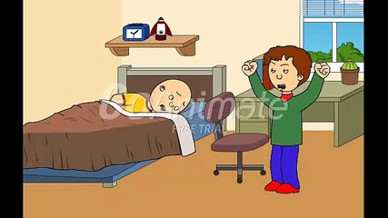 Caillou gets a REALLY bad dream / Escapes grounding