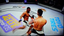 EA UFC 2 Closed BETA - Leg Kick TKO
