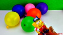 Toy Story Balloon Surprise Eggs! Shopkins Cars 2 Spongebob Moshi Monsters StrawberryJamToys