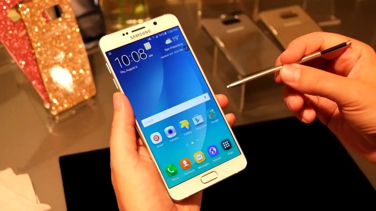 Samsung Galaxy Note 5: présentation en français