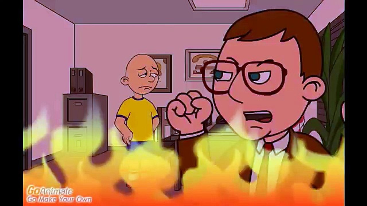 Caillou gets suspended and gets grounded!