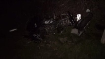 Motosiklet Elektrik Direğine Çarptı: 1 Ölü