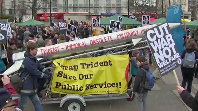 В Лондоне прошла самая масштабная за последние годы акция против распространения ядерного вооружения