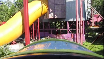 Flash Back front seat on-ride HD POV Walibi Belgium
